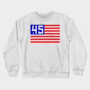 Support 45 Flag (Hoz) Crewneck Sweatshirt